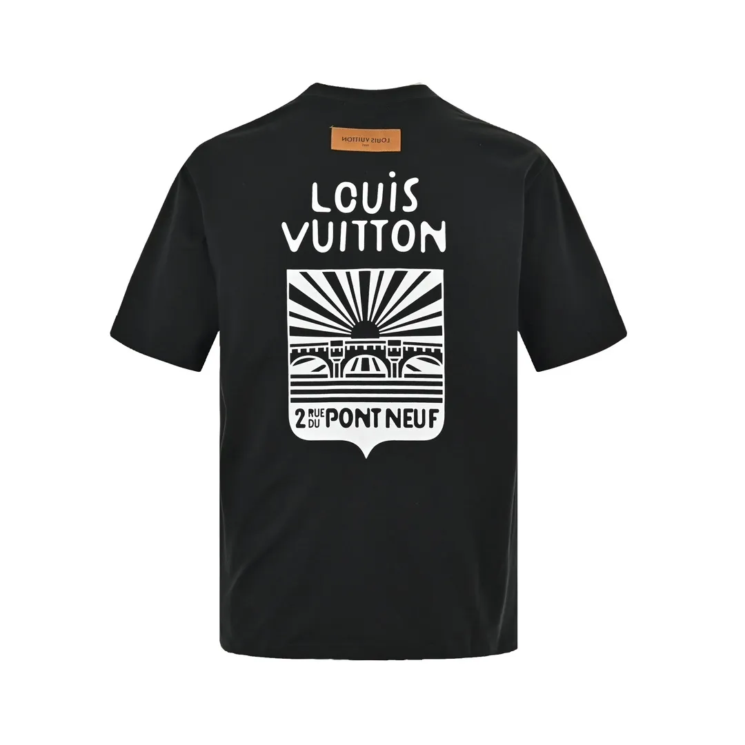 Louis Vuitton/Louis Vuitton Fei Dong’s first show limited printed short-sleeves